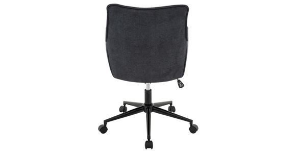 DREHSTUHL Webstoff Anthrazit, Schwarz - Anthrazit/Schwarz, Design, Kunststoff/Textil (57/84/92/64cm) - Novel
