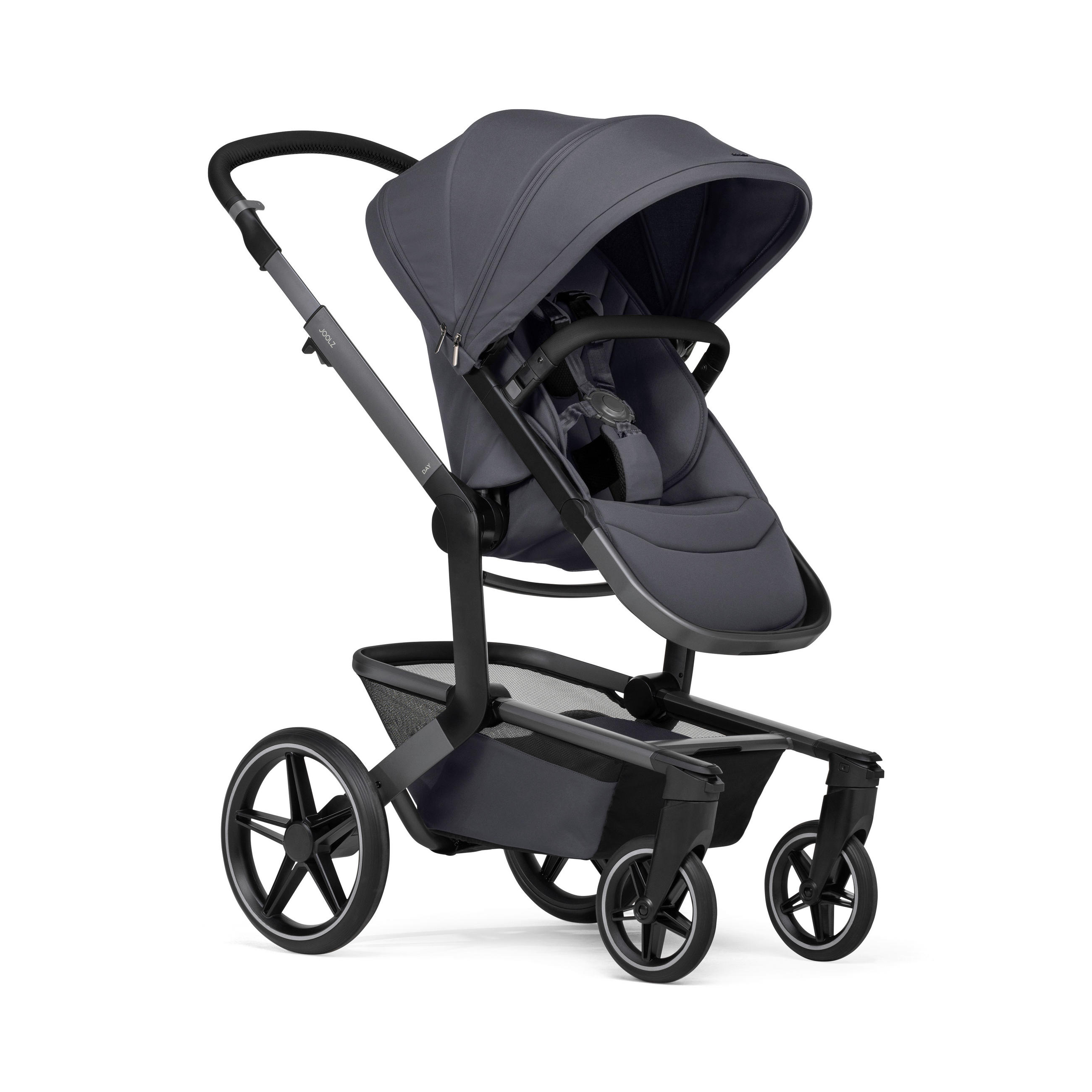 KINDERWAGEN  Day 5  Stone Grey  - Grau, Basics, Textil/Metall (94/60/113cm) - Joolz