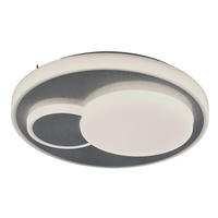 STROPNÍ LED SVÍTIDLO, 38/5 cm  - Basics, kov/plast (38/5cm) - Xora