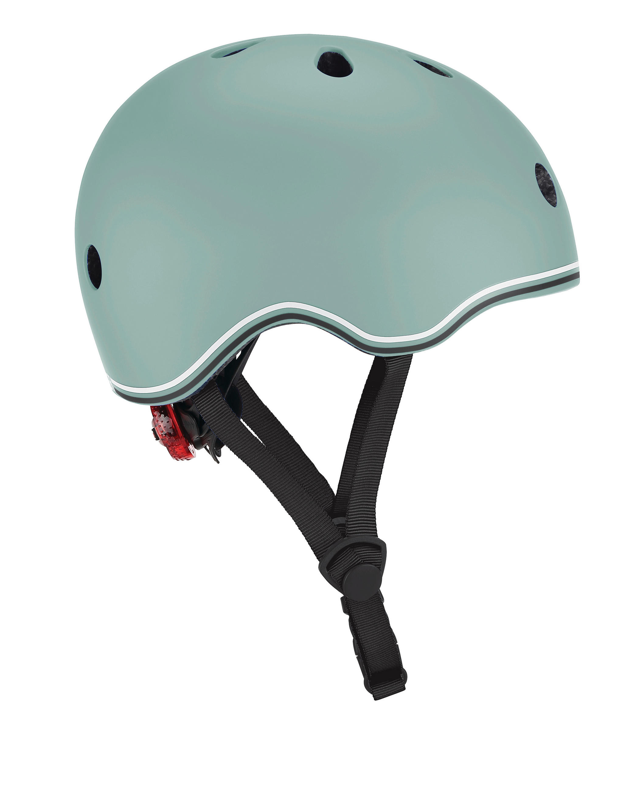 KINDERHELM HELM GO-UP LIGHTS  - Salbeigrün, Basics, Kunststoff (24/21/14,5cm) - GLOBBER