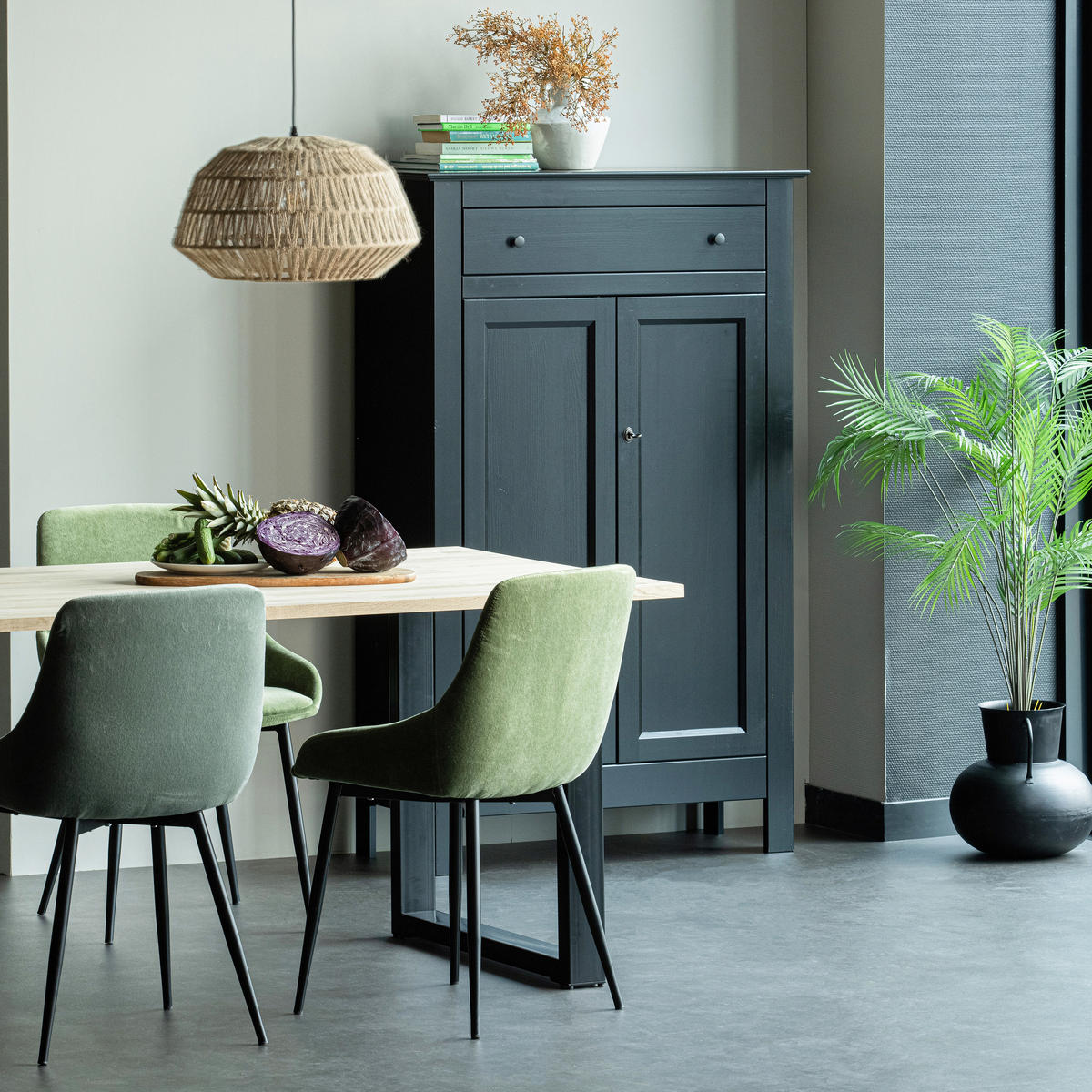 TISCHGESTELL in Metall   - Schwarz, MODERN, Metall (79/72/10cm) - Livetastic