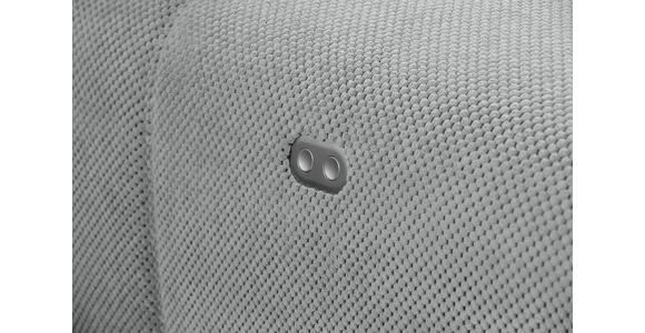 ECKSOFA  in Velours Grau  236/326 cm  - Schwarz/Grau, Design, Kunststoff/Textil (236/326cm) - Xora