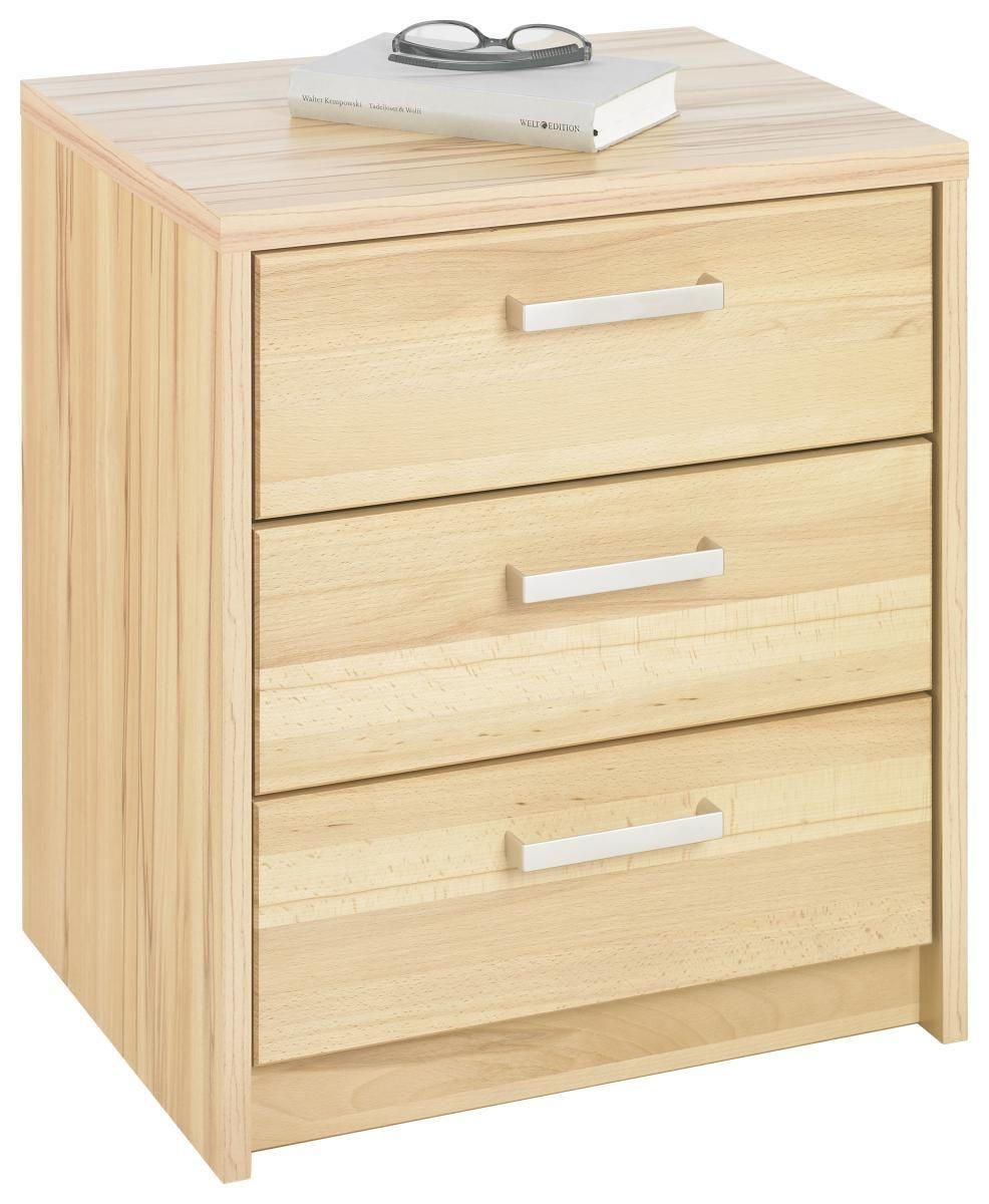 Linea Natura NOČNÝ STOLÍK, jadrový buk, farba buka, 50/60/40 cm