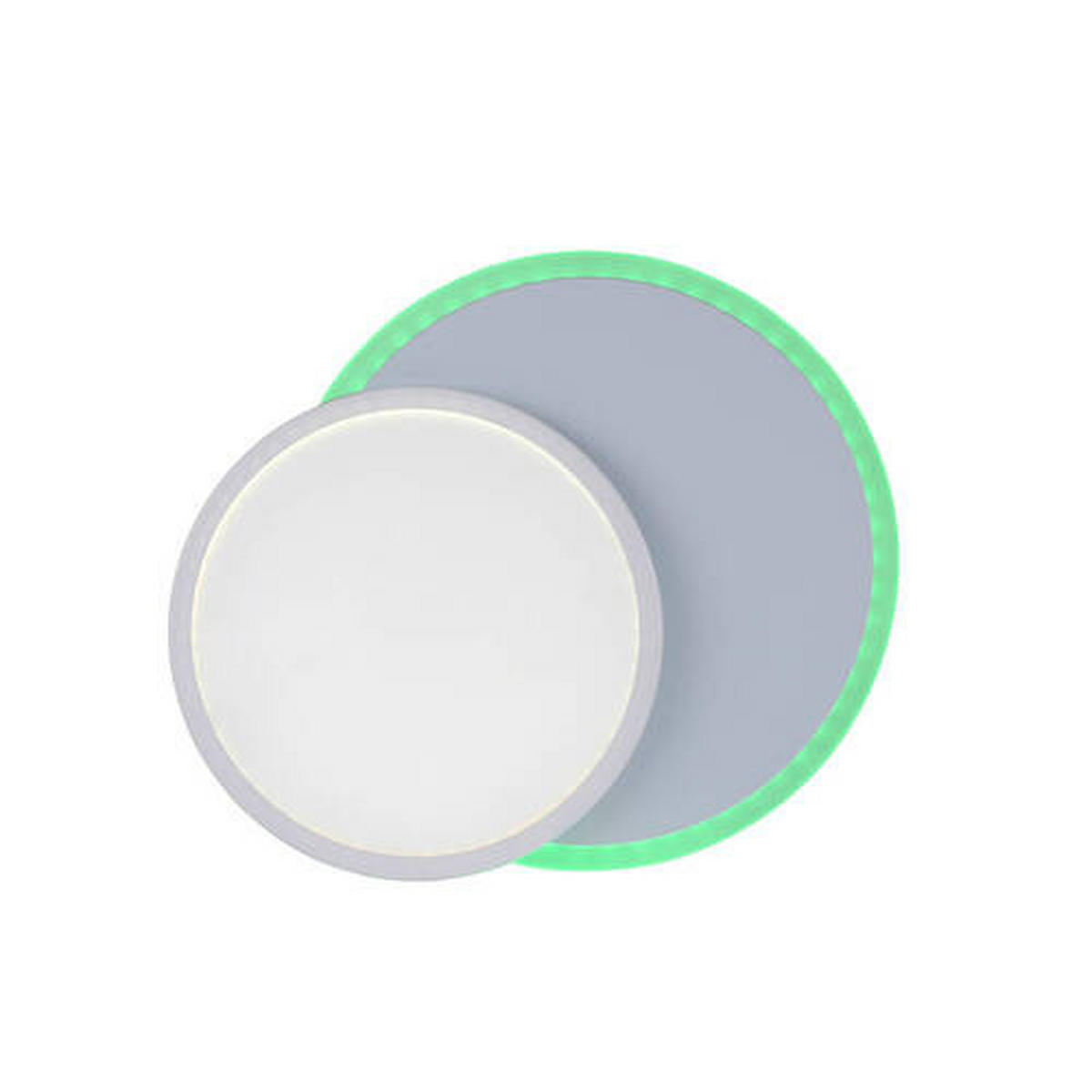 LED-Deckenleuchte 45/33/7,5 cm   - Weiß, Design, Kunststoff/Metall (45/33/7,5cm)