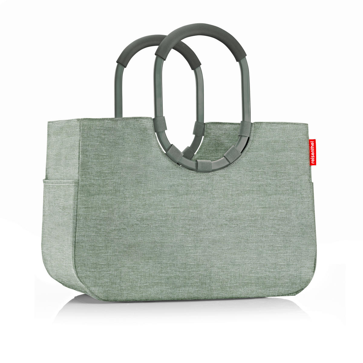 EINKAUFSKORB 25 L  - Jadegrün/Roségold, Basics, Textil (46/34,5/25cm) - Reisenthel