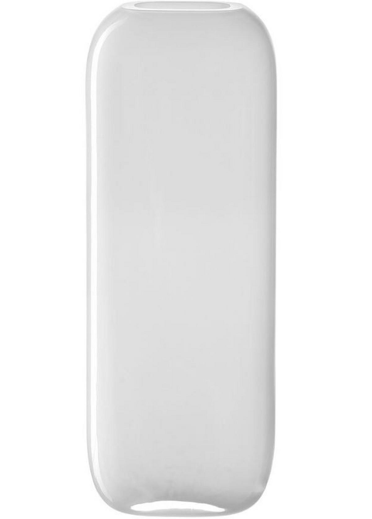 VÁZA, sklo, 27 cm - bílá, Basics, sklo (27cm) - Leonardo