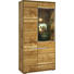VITRINE Wildeiche massiv Eichefarben - Eichefarben, LIFESTYLE, Glas/Holz (102/203/42cm) - Carryhome