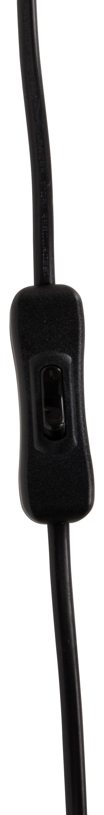 TISCHLEUCHTE - Schwarz, Basics, Textil/Metall (28/51cm) - Zuiver