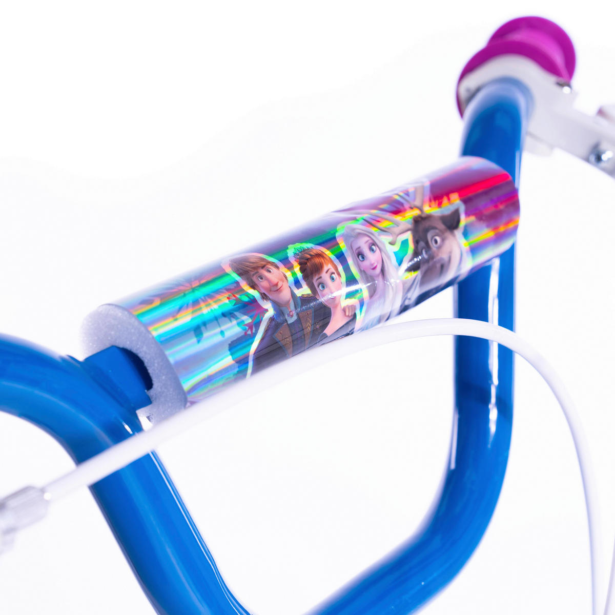 KINDERFAHRRAD 16 Zoll  - Weiß/Hellblau, Basics, Metall (54/84.5/112cm)