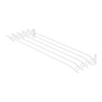 RUHASZÁRÍTÓ ÁLLVÁNY - fehér, Basics, fém (1kg)