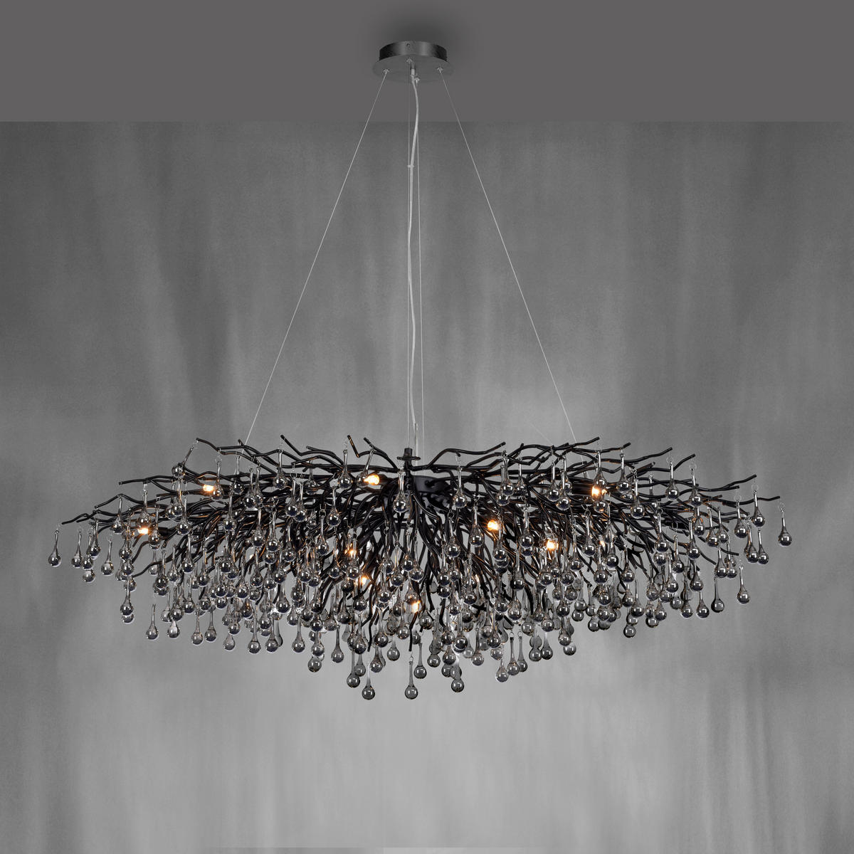 KRONLEUCHTER Icicle 150/75/250 cm   - Design (150/75/250cm) - Paul Neuhaus