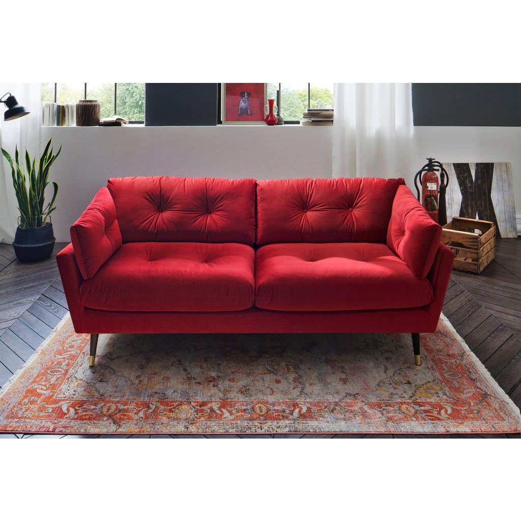 MID.YOU TROJMIESTNA POHOVKA, textil, tmavočervená