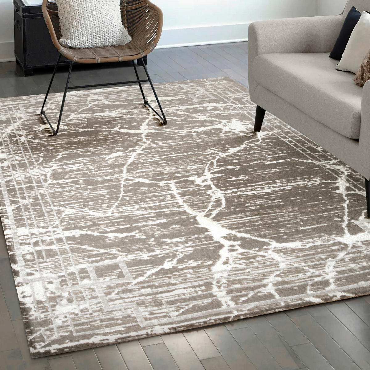 WEBTEPPICH 80/150 cm Harmony Beige  - Beige, LIFESTYLE, Textil (80/150cm)