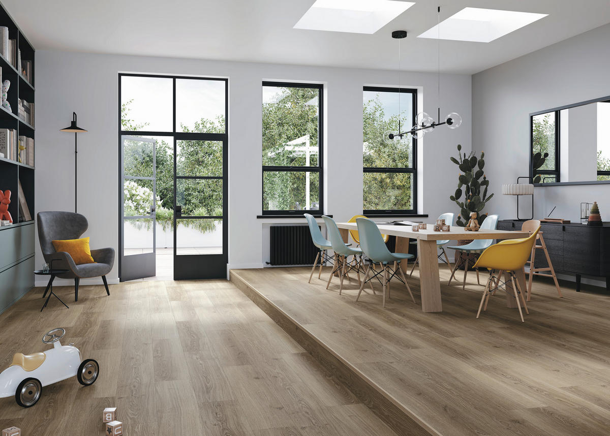 LAMINATBODEN Laminat Basic 600  per  m² - Basics (128,5/24,3/0,8cm) - Parador
