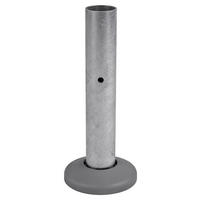 STANDROHR - Zinkfarben, KONVENTIONELL, Metall (6/36,3cm) - Glatz