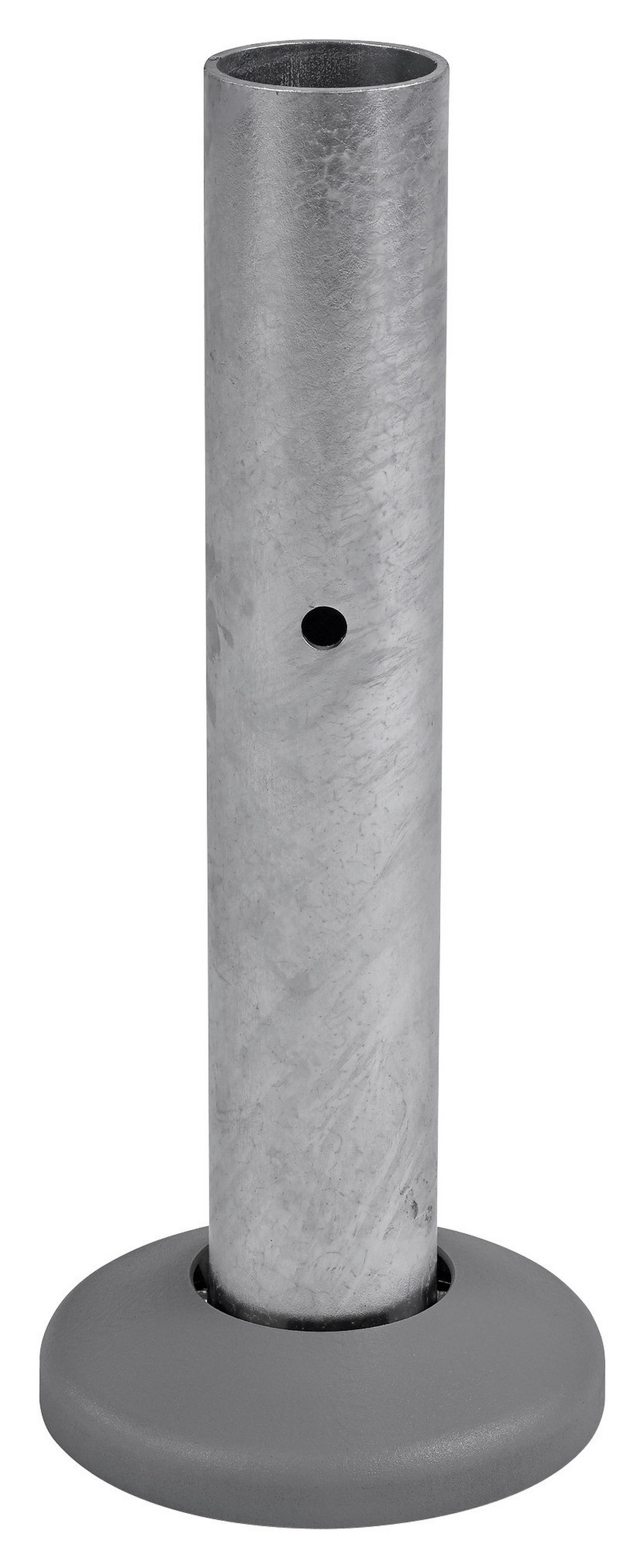 STANDROHR - Zinkfarben, KONVENTIONELL, Metall (6/36,3cm) - Glatz