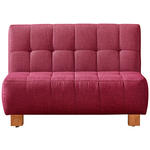 SCHLAFSOFA in Rot  - Rot/Naturfarben, Design, Holz/Textil (125/92/102cm) - Novel