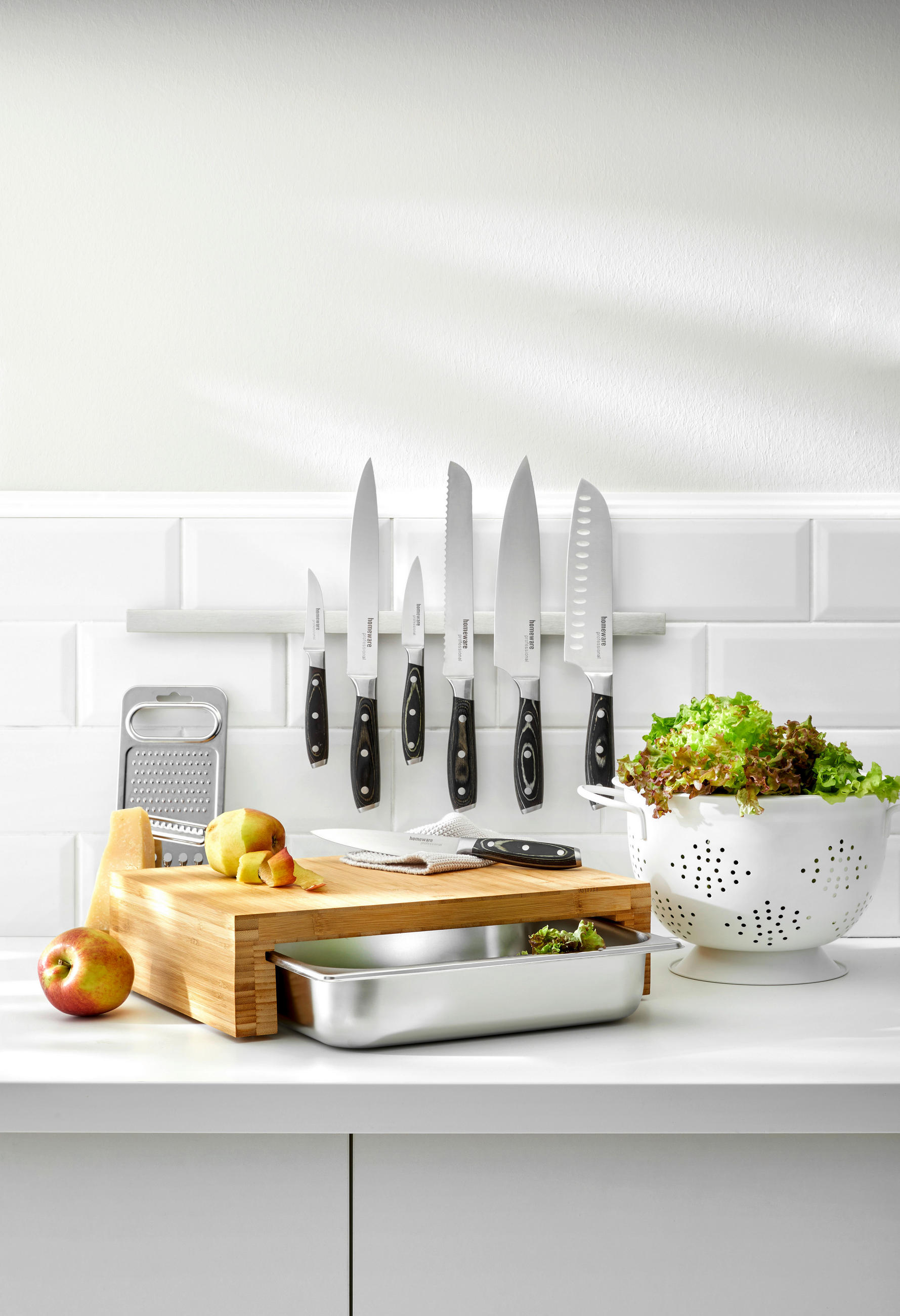 KUCHYNSKÉ SITKO - biela, Basics, kov (26/17cm) - Homeware Profession.