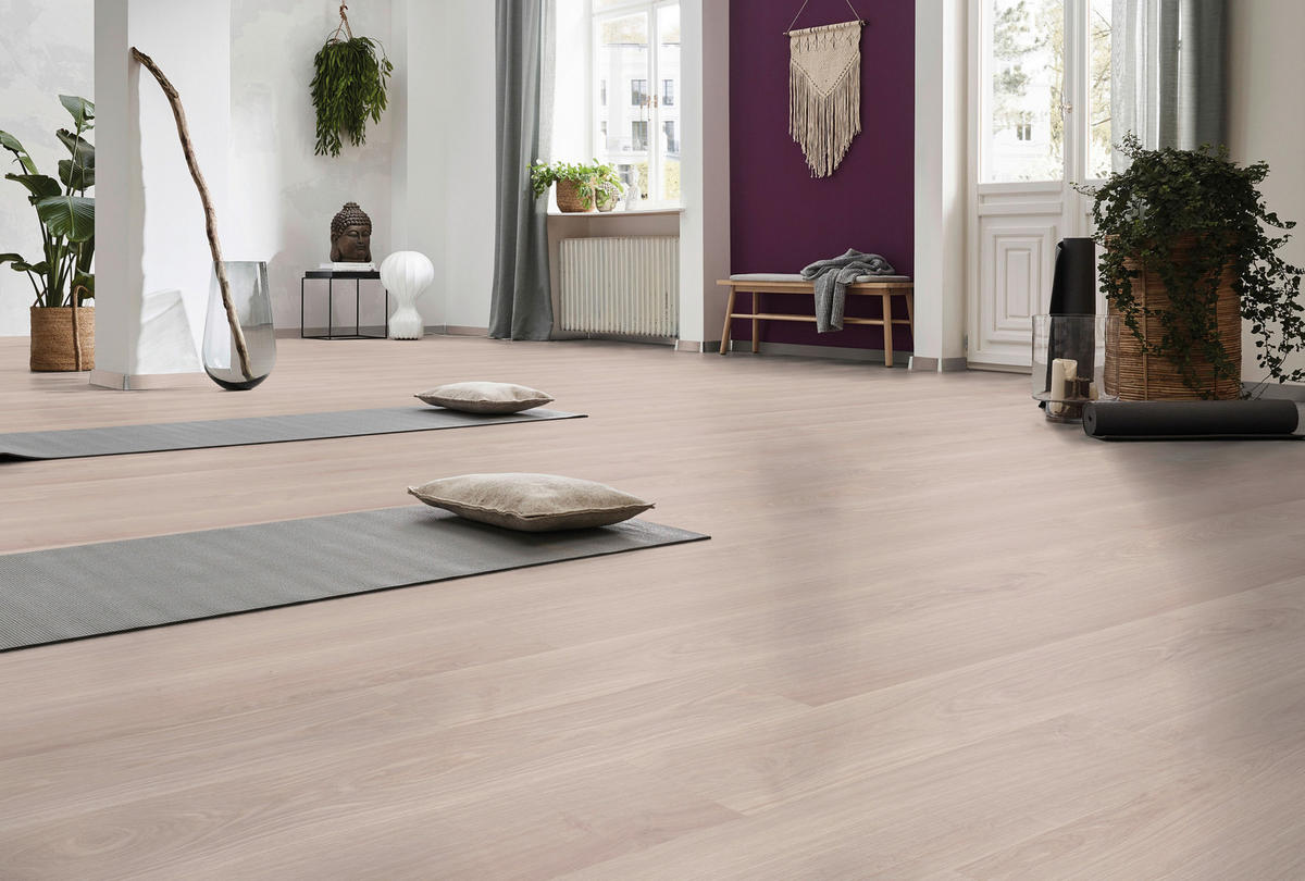 LAMINATBODEN Exquisit  - Eichefarben, KONVENTIONELL, Holz (138.0/19.3/0.8cm)