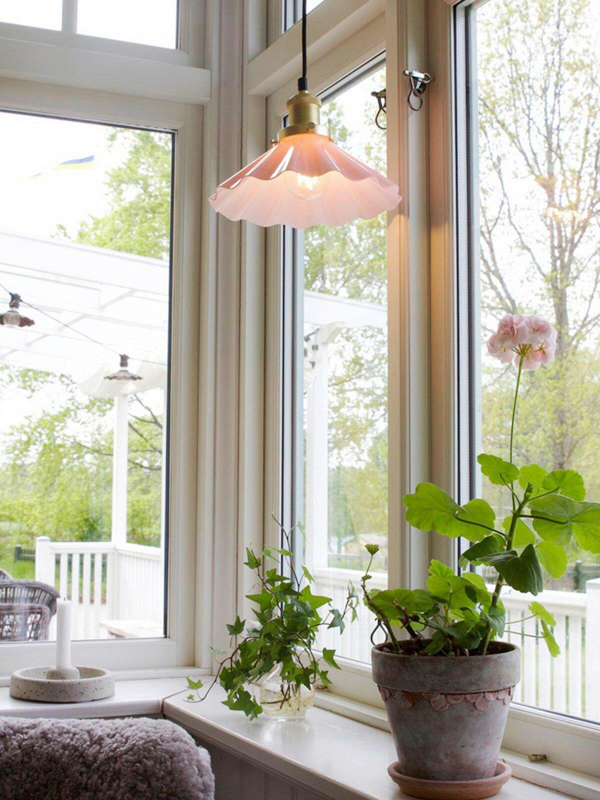 HÄNGELEUCHTE 25 cm  - Pink, LIFESTYLE, Glas (25cm)