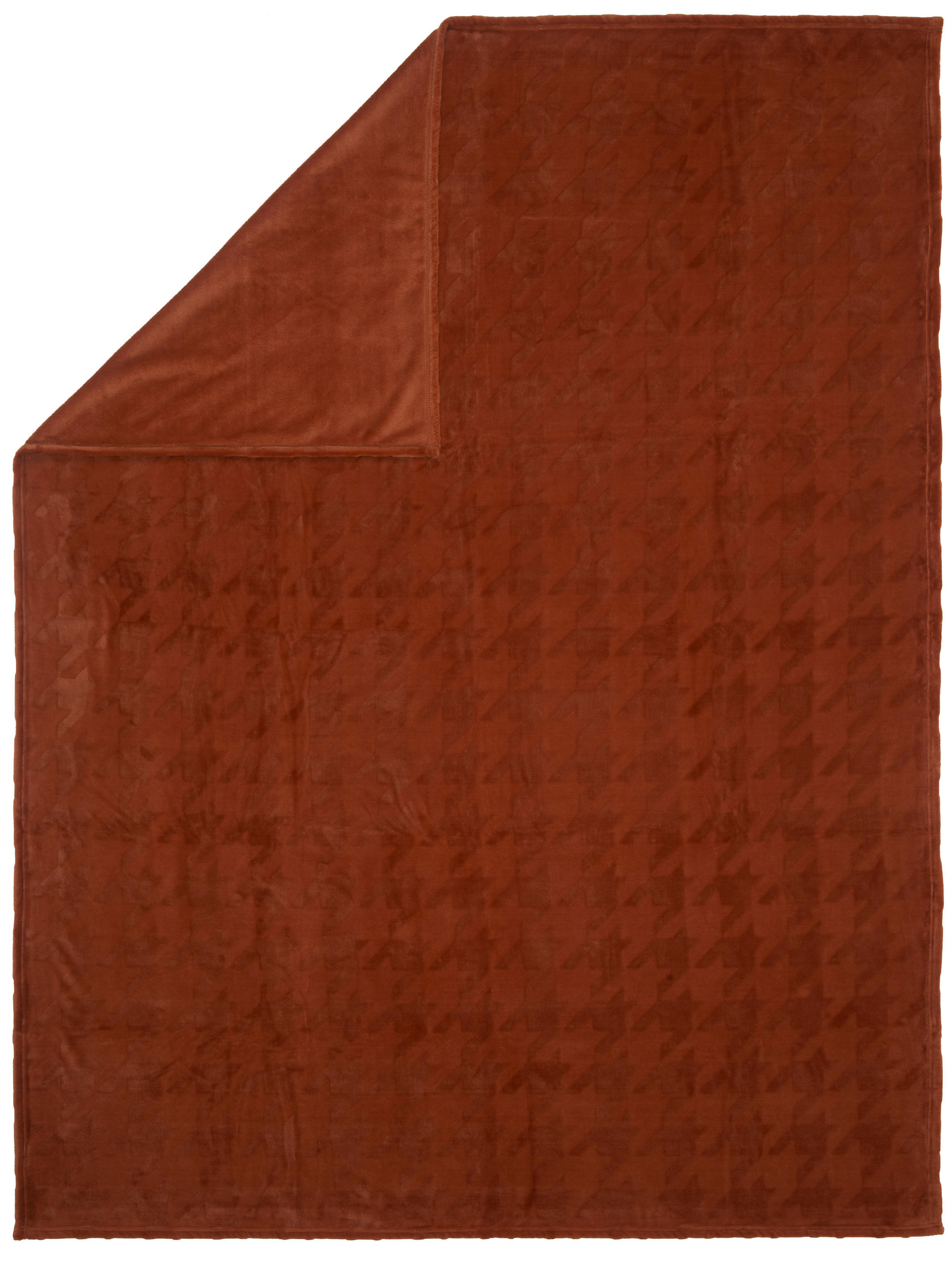 DECKE 150/200 cm  - Cognac, Basics, Textil (150/200cm) - Novel