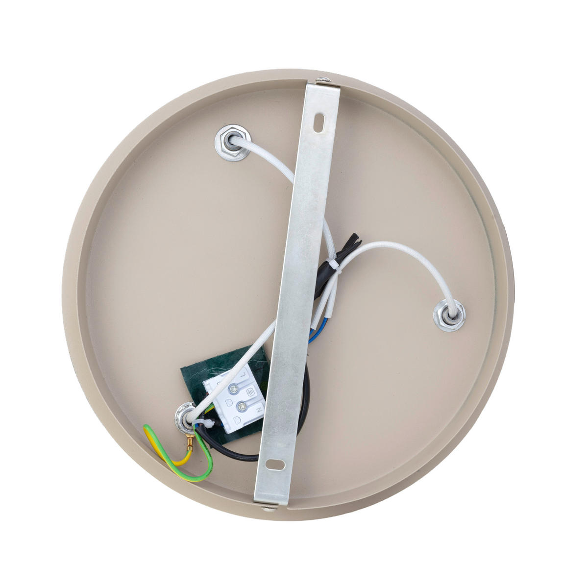 HÄNGELEUCHTE 27/36 cm  - Sandfarben/Weiß, Trend, Glas/Metall (27/36cm) - Novel