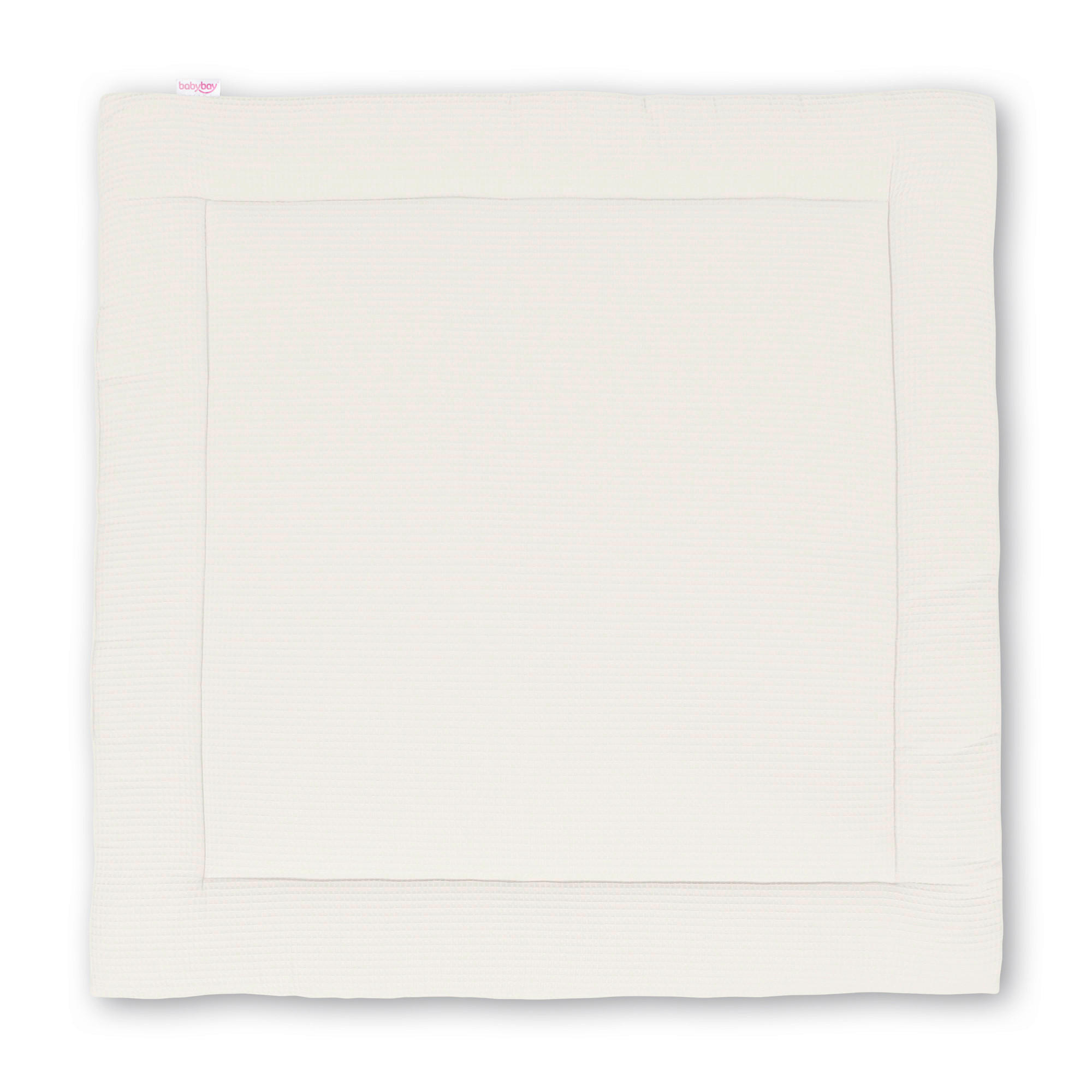 Babybay Krabbeldecke Creme 120x120 cm