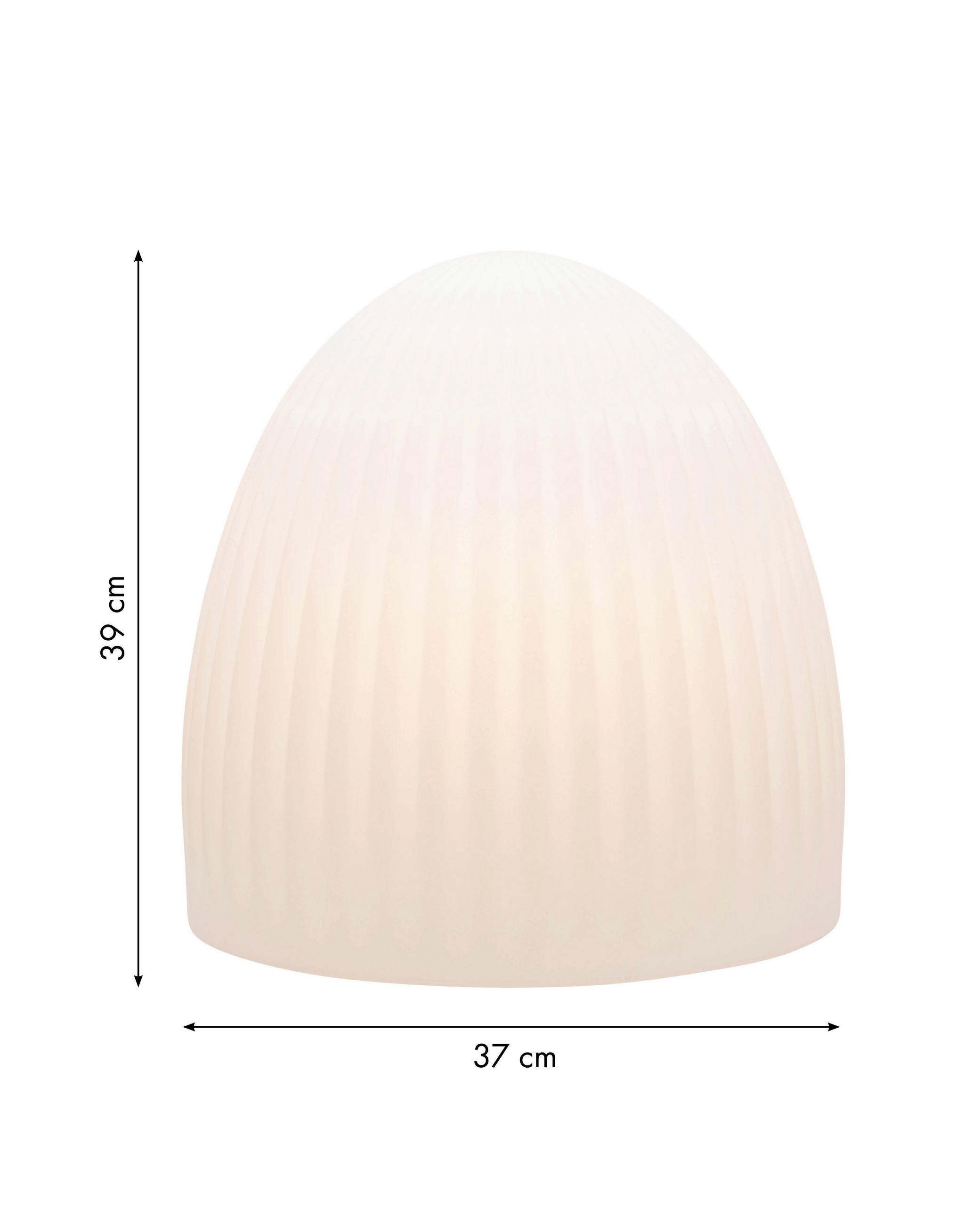 LED-DEKOLEUCHTE 37/39 cm   - Weiß, Basics, Kunststoff (37/39cm)