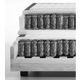 BOXSPRINGBETT 180/200 cm  in Schlammfarben  - Chromfarben/Schlammfarben, KONVENTIONELL, Kunststoff/Textil (180/200cm) - Voleo
