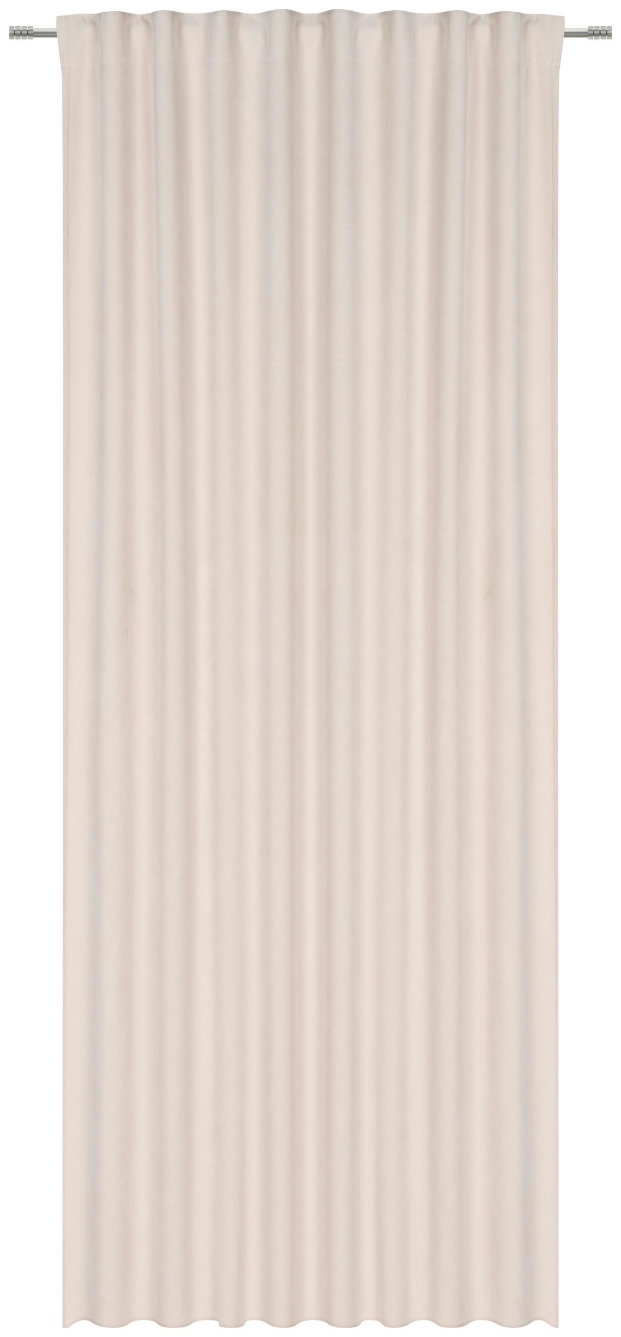 FERTIGVORHANG  black-out (lichtundurchlässig)   135/245 cm  - Creme, Basics, Textil (135/245cm) - Dieter Knoll