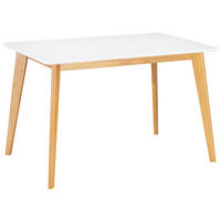 ESSTISCH in Holz 120/80/76 cm  - Eichefarben/Weiß, Design, Holz (120/80/76cm) - Livetastic