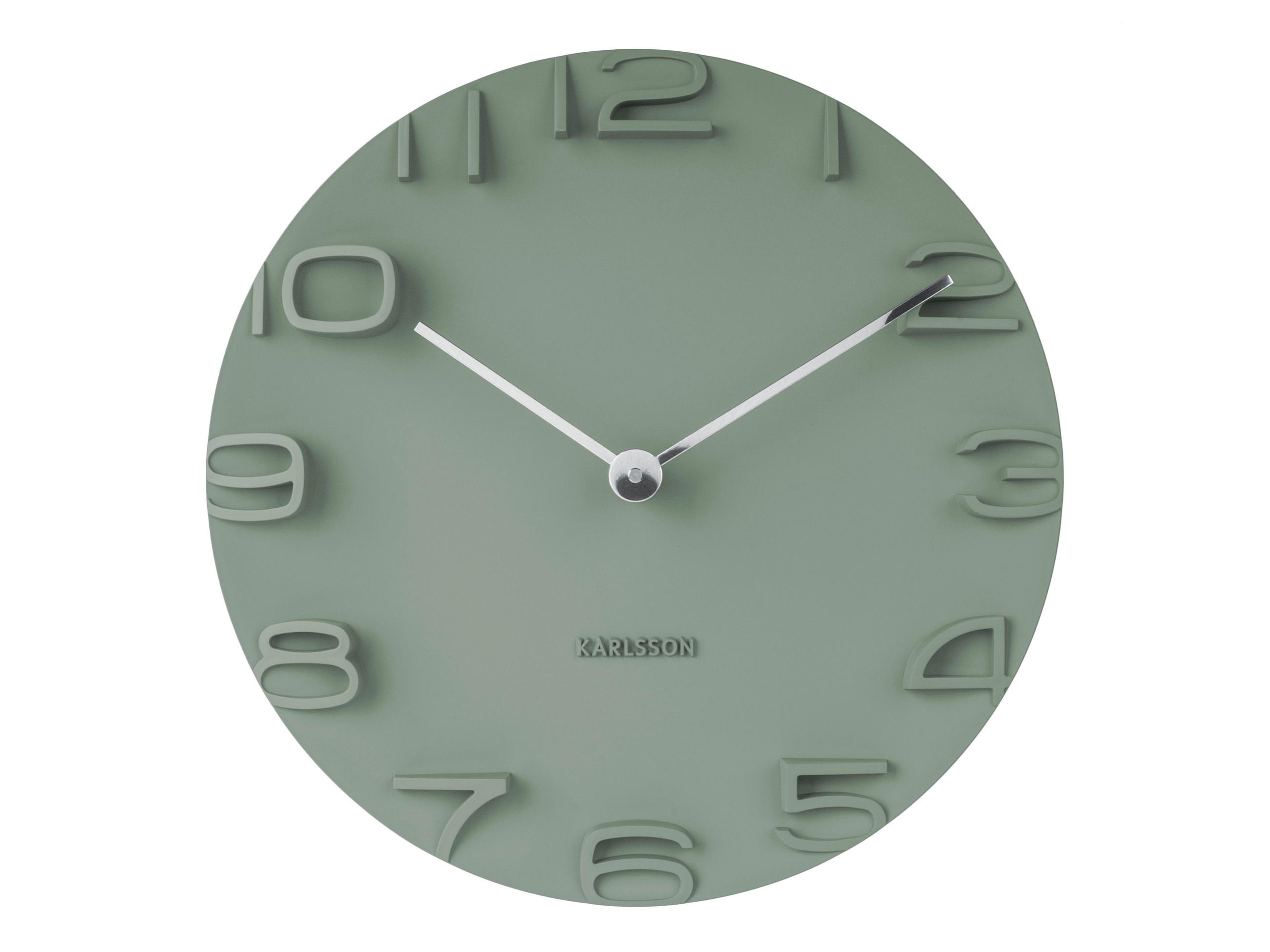 WANDUHR Grün 42/42/5 cm  - Grün, Basics, Kunststoff (42/42/5cm) - Karlsson