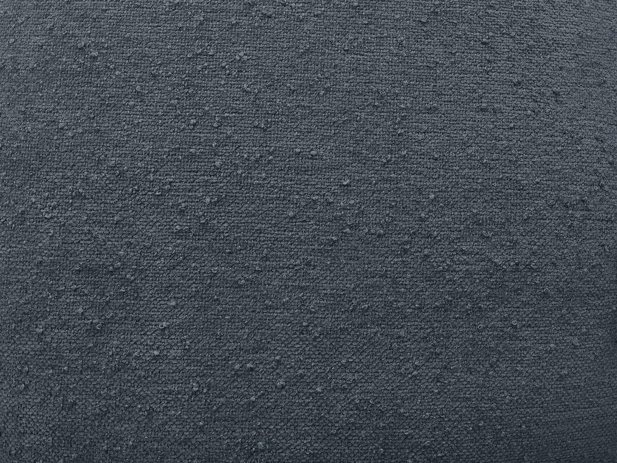 ECKSOFA Ottomane links  EVEREST Dunkelblau Struktur  - Schwarz/Dunkelblau, MODERN, Kunststoff/Textil (210/352cm) - Livetastic