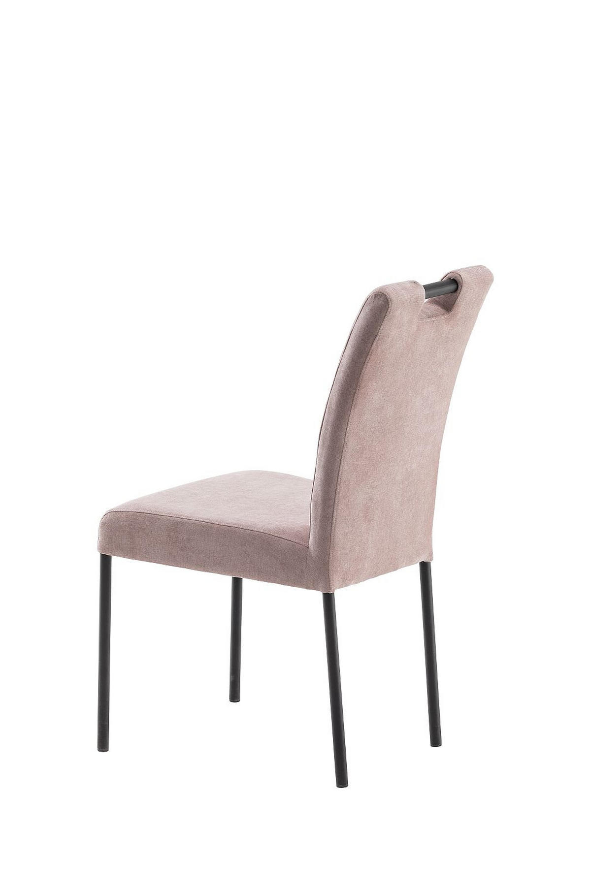 STOLICA  tamno ružičasta  metal, tekstil      - tamno ružičasta/crna, Moderno, metal/tekstil (46/91/61cm)