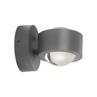 LED-WANDLEUCHTE CHIA 12,4/9/9 cm   - Silberfarben, Design, Kunststoff/Metall (12,4/9/9cm) - Schöner Wohnen