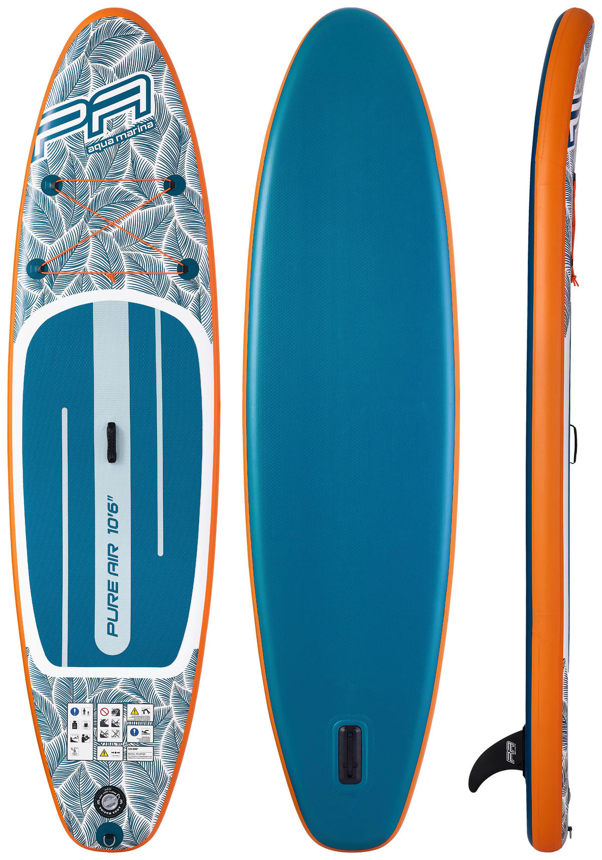 STAND-UP PADDLE BOARD AQUA MARINA PA-25T320  - Blau, Trend, Kunststoff (320/81/15cm)