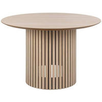 JEDILNA MIZA, furnirano hrast barve hrasta  - barve hrasta/bela, Trend, leseni material/les (120/75cm) - MID.YOU