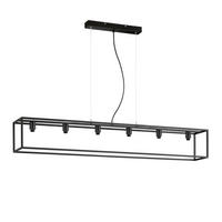 HÄNGLAMPA Modular S 135/20/150 cm  - svart, Basics, metall (135/20/150cm) - Fischer & Honsel