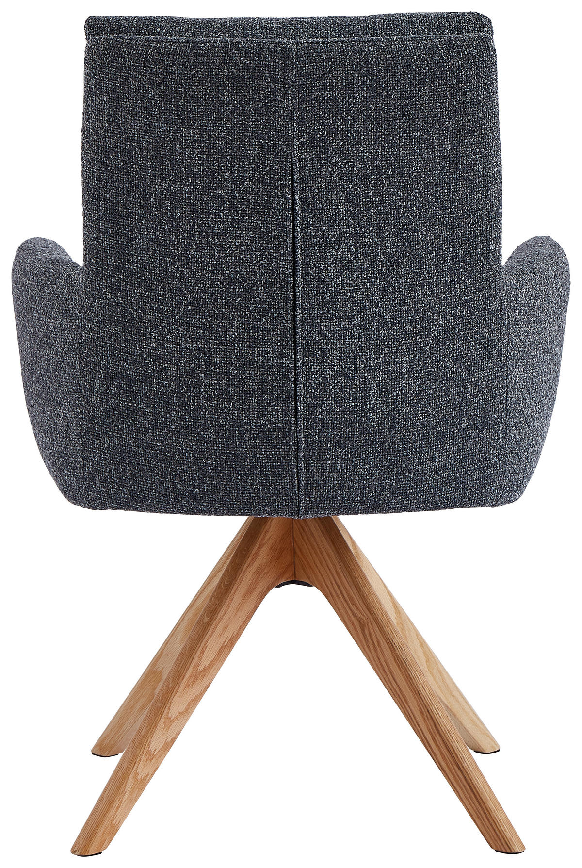 ARMLEHNSTUHL  in Webstoff  - Eichefarben/Anthrazit, Design, Holz/Textil (60,5/88/67cm) - Novel