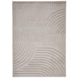 HOCHFLORTEPPICH 160/230 cm Siena Taupe - Taupe, Design, Kunststoff/Textil (160/230cm) - Novel