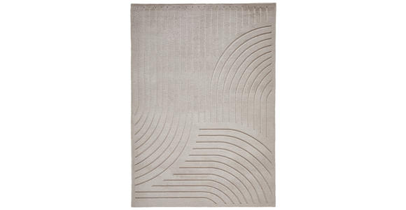 HOCHFLORTEPPICH 160/230 cm Siena Taupe - Taupe, Design, Kunststoff/Textil (160/230cm) - Novel