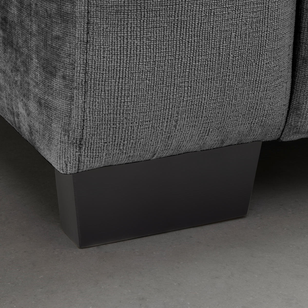 BIG SOFFA i grafitfärgad  - grafitfärgad/svart, Modern, trä (246/93/124cm) - MID.YOU