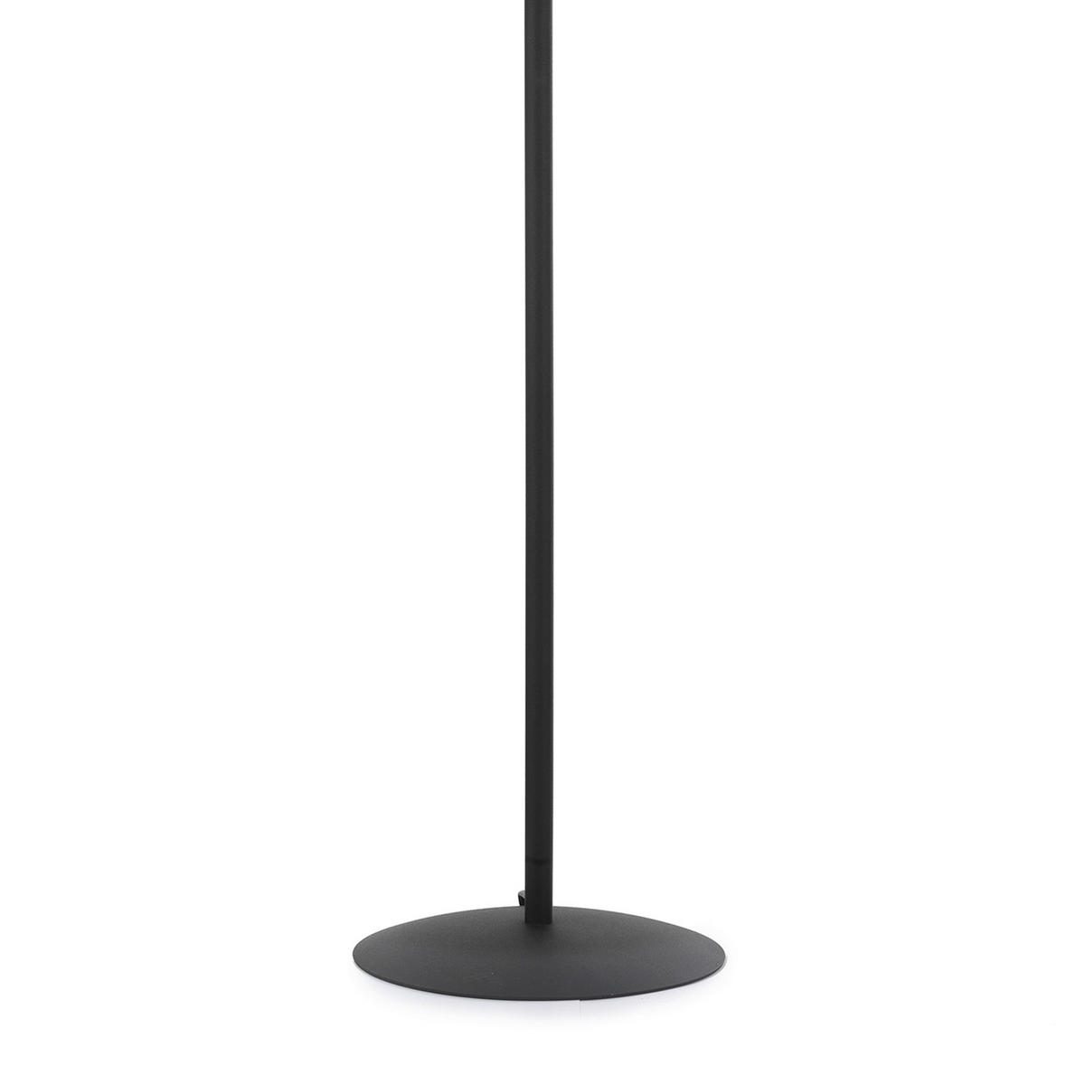 STOJACÍ LAMPA, 28/28/173 cm - černá, Konvenční, kov/textil (28/28/173cm)