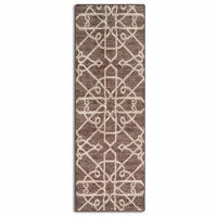 LÄUFER 80/500 cm  - Braun, Design, Kunststoff/Textil (80/500cm) - Novel