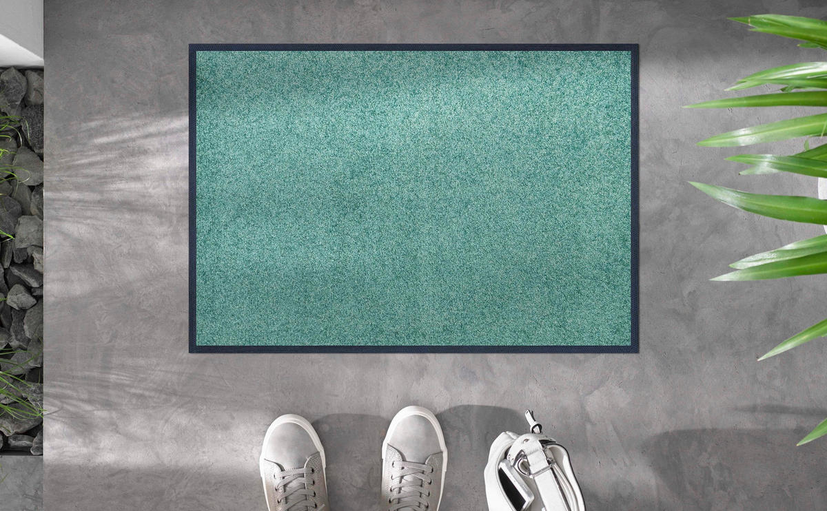 PREDPRAŽNIK  Salvia Green     40/60 cm    potiskano  žajbljevo zelena  - žajbljevo zelena, Konvencionalno, umetna masa/tekstil (40/60cm) - wash+dry