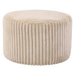 HOCKER in Textil Creme  - Creme, Design, Textil (59/36/59cm) - Xora