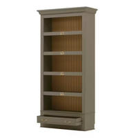 REGAL Pinie massiv Grau  - Bronzefarben/Grau, LIFESTYLE, Holz/Metall (117/238,5/46,5cm) - Livetastic