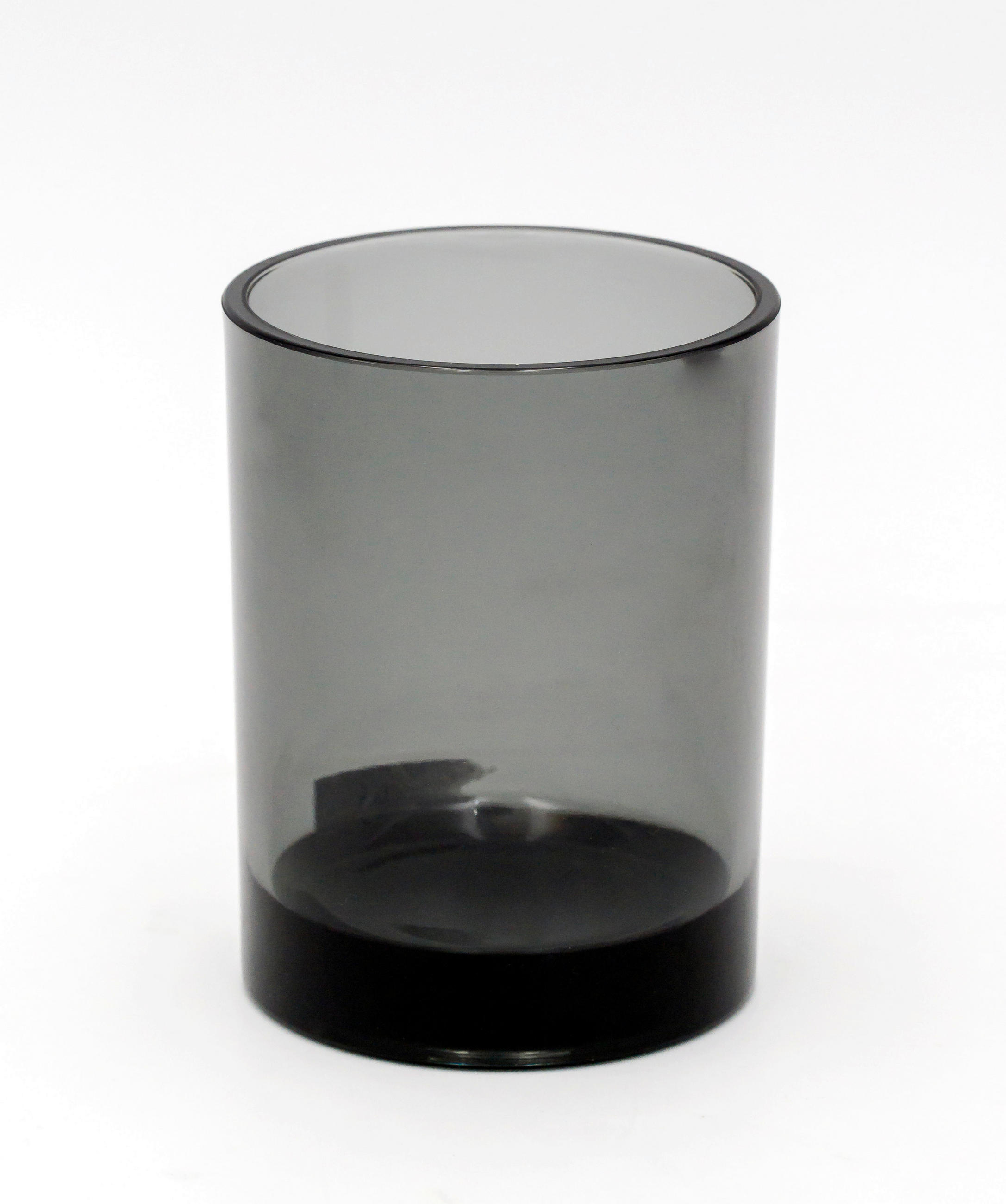 ZAHNPUTZBECHER  - Transparent/Grau, Basics, Kunststoff (7,5/10/7,5cm) - Sadena