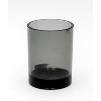 KELÍMEK NA ZUBNÍ KARTÁČEK šedá, průhledné - šedá/průhledné, Basics, plast (7,5/10/7,5cm) - Sadena