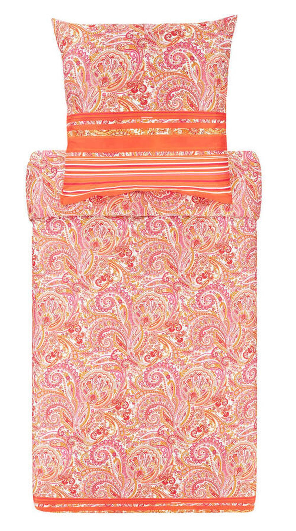 BETTWÄSCHE Noto  - Rot, Design, Textil (200/200cm) - Bassetti